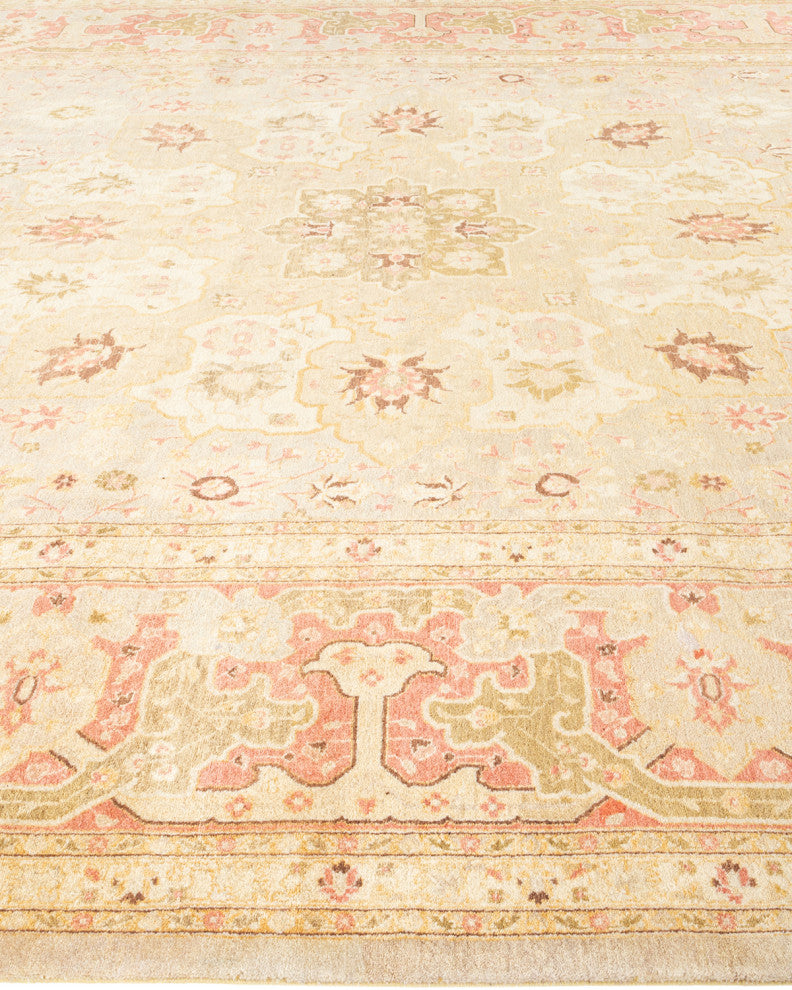 Mogul, One-of-a-Kind Hand-Knotted Area Rug Light Gray, 8' 3" x 13' 10"