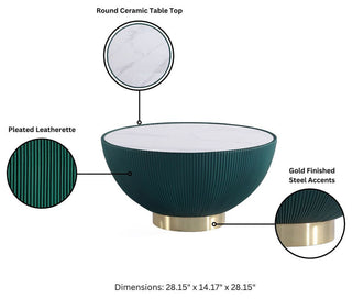 Modern Anderson Coffee Table, End Table & End Table Upholstered