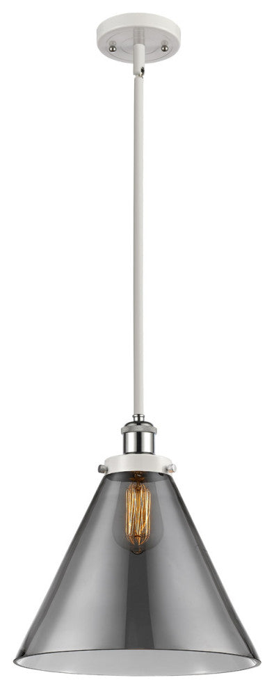 Innovations 916-1S-WPC-G43-L 1-Light Mini Pendant, White, Polished Chrome