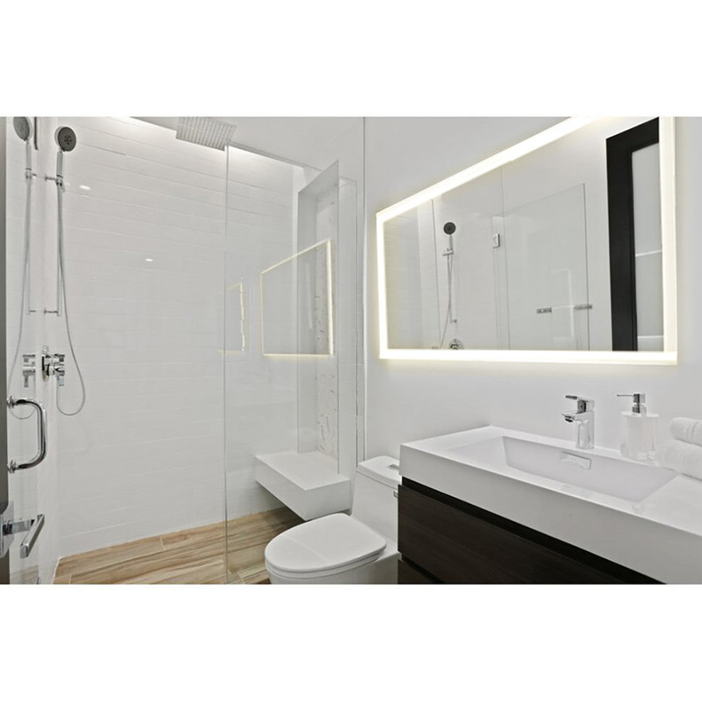 Luminous LED Mirror, 60"x36"x1.75"