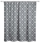 Gray Floral Pattern Shower Curtain