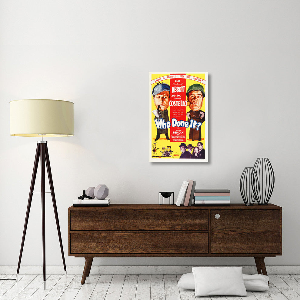 "Abbott & Costello - Who Done It" Canvas by Hollywood Photo Archive, 24x36"