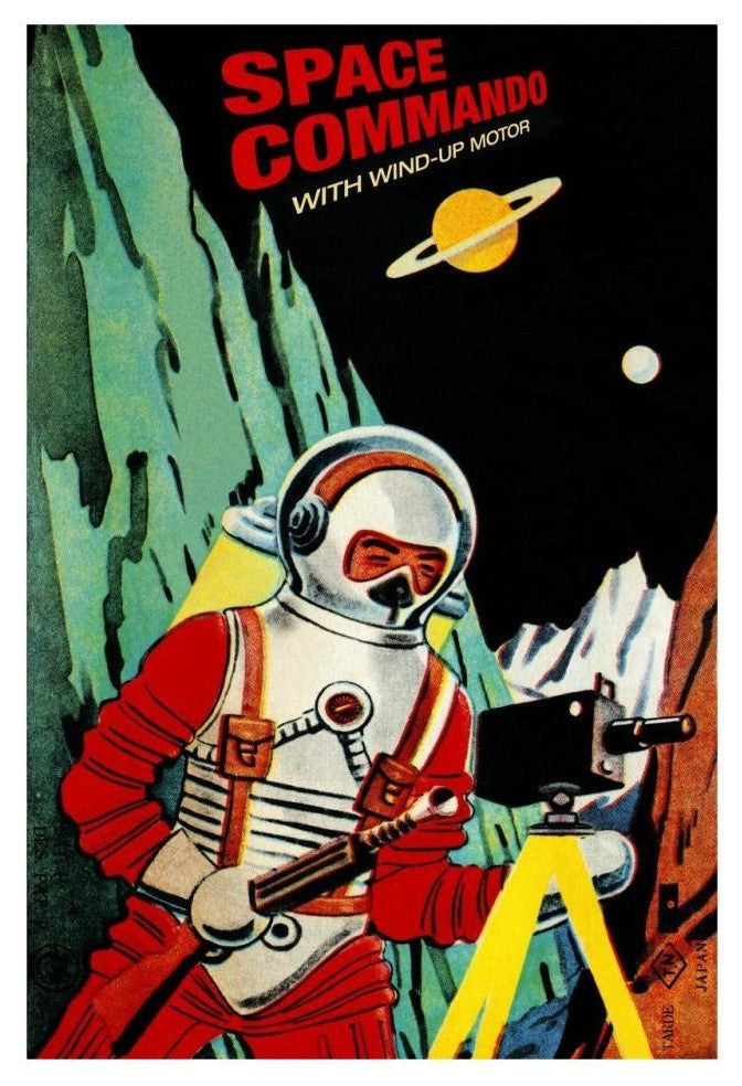 "Space Commando" Digital Paper Print by Retrobot, 22"x32"