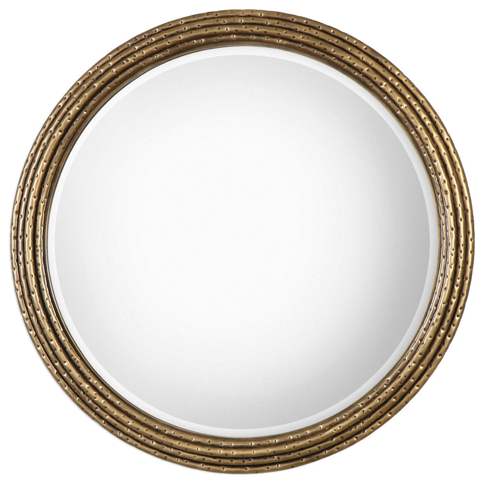 Uttermost Spera Round Gold Mirror
