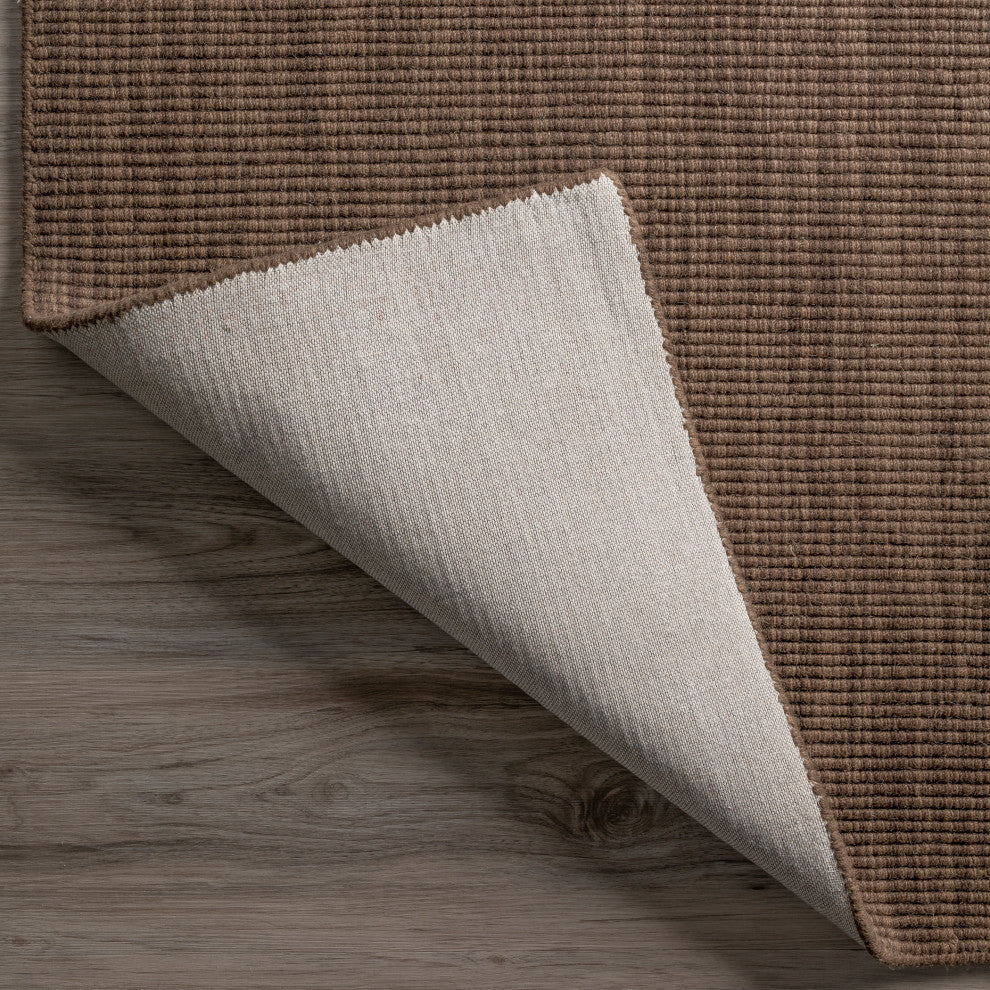 Monaco Sisal MC100 Chocolate 4' x 4' Square Rug
