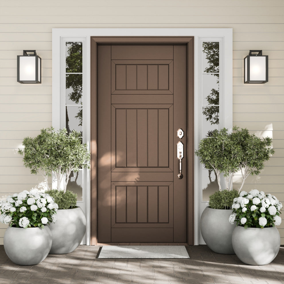DTY Signature Mount Sherman 1-piece Fiberstone Planter, Gray, Large