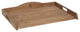 Farmhouse Pine Stove Top Tray, Modern Walnut
