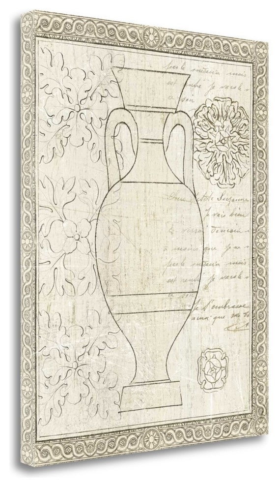 "Restoration Period Urn II" By Wild Apple Portfolio, Gallery Wrap Canvas