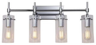 Effimero 4-Light Wall Sconce, Chrome