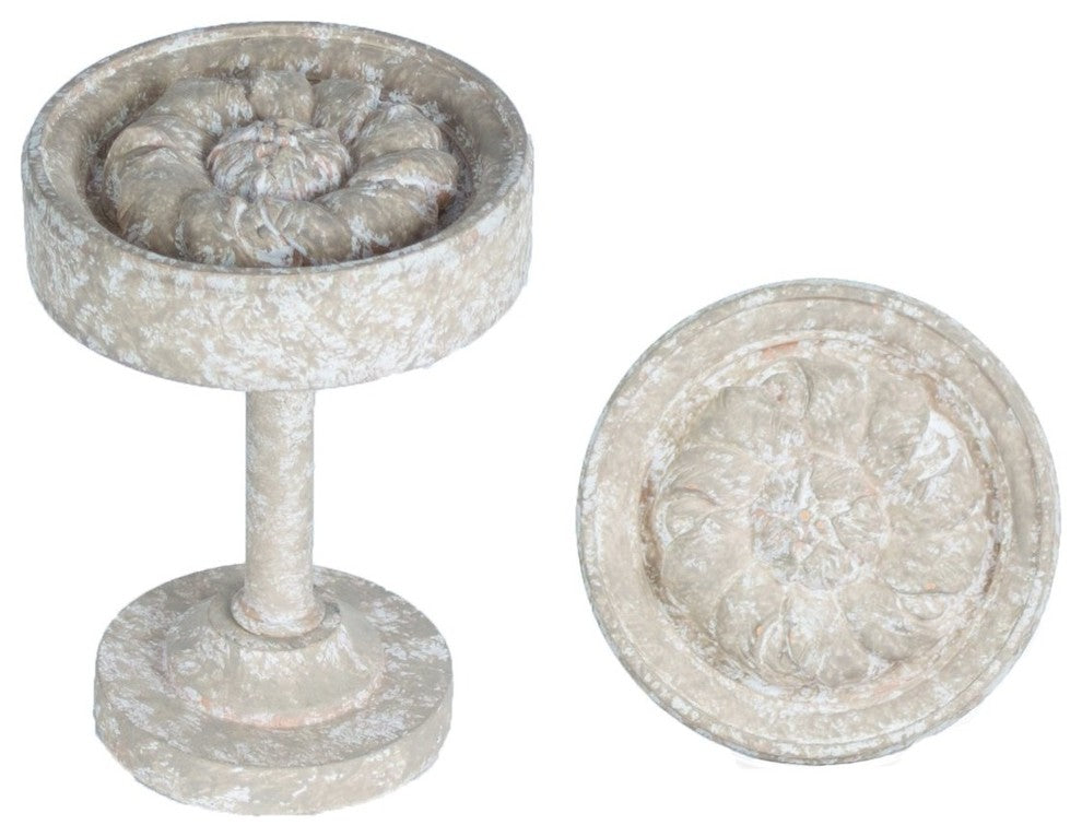 Petros Drapery Holdback Medallion, Sandstone