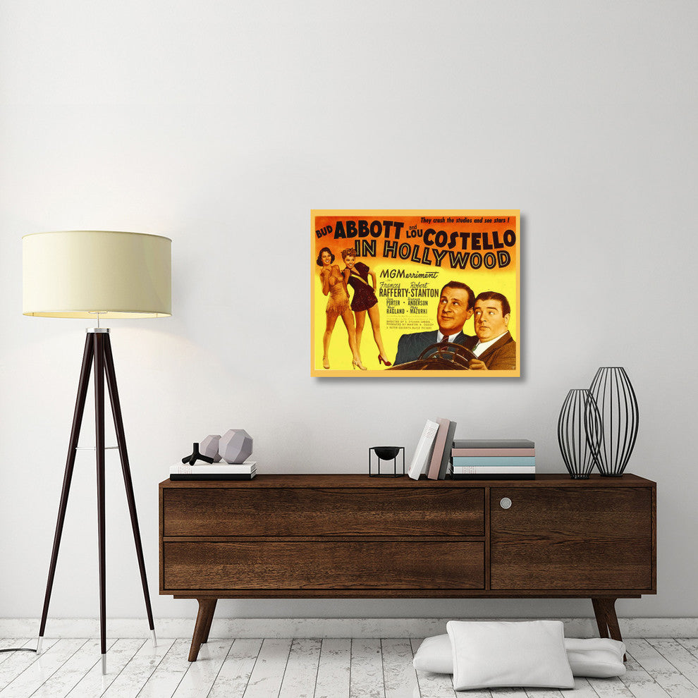 "Abbott & Costello - In Hollywood" Canvas by Hollywood Photo Archive, 36x29"