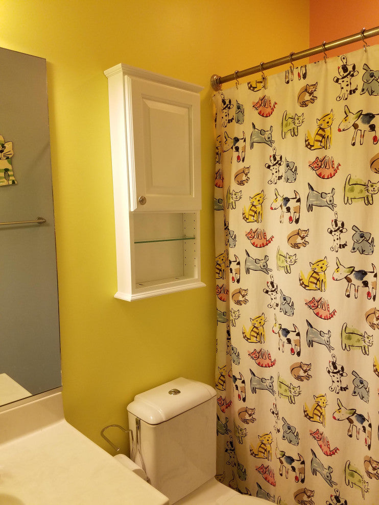 42" Orpheus  On the wall Cabinet with 12" open shelf 2.5" deep