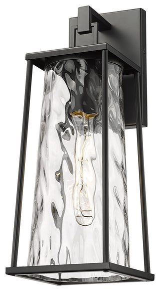 Dutton 1 Light 16" Tall Powder Coated Black Outdoor