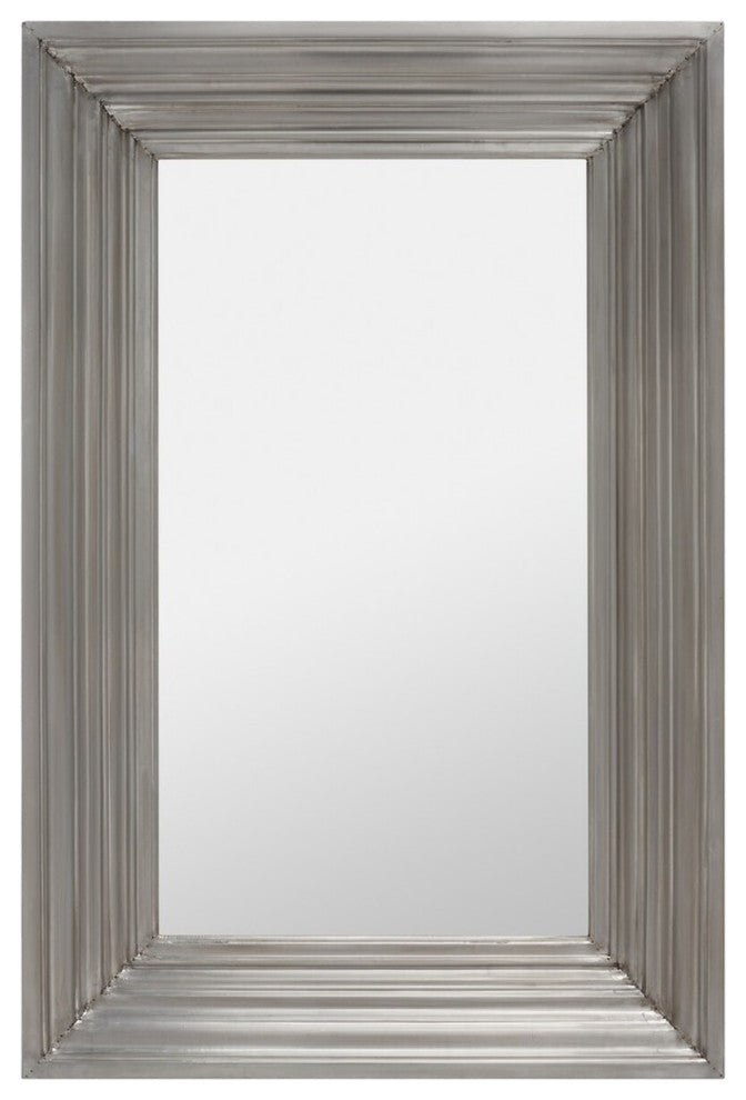 Safavieh Kerry Large Rectangle Wall Mirror Silver