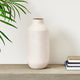 Lucela White Bottle Vase