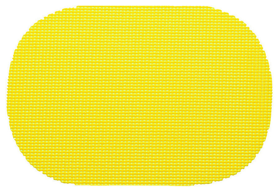 Fishnet New Yellow Oval Placemat Dz.