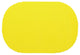 Fishnet New Yellow Oval Placemat Dz.