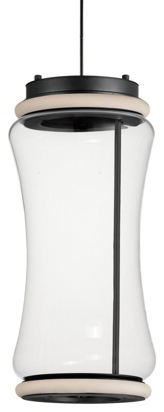 ET2 E21382-18 Syndicate 19" Tall LED Mini Pendant - Black