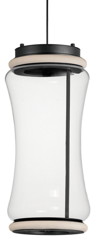 ET2 E21382-18 Syndicate 19" Tall LED Mini Pendant - Black