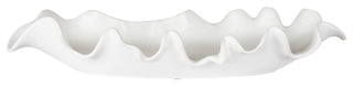 Uttermost Ruffled Feathers Modern White Bowl