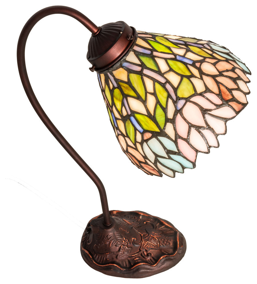 18 High Wisteria Desk Lamp