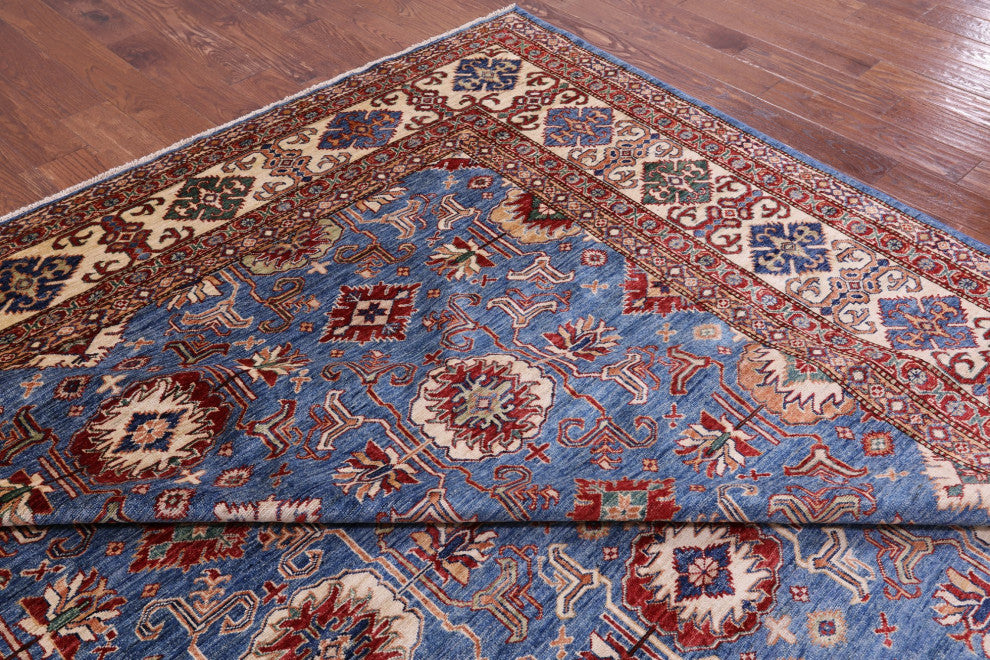 Super Kazak Hand Knotted Wool Rug 9' 11" X 13' 1" Q10605