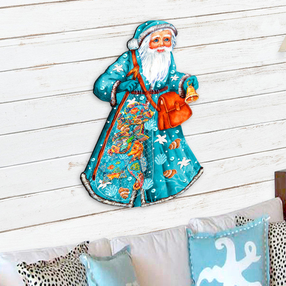 Costal Fishermen Santa Wooded