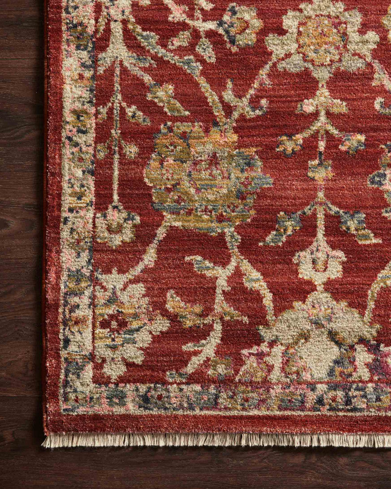 Giada Rug, Red/Multi, 2'7"x10'