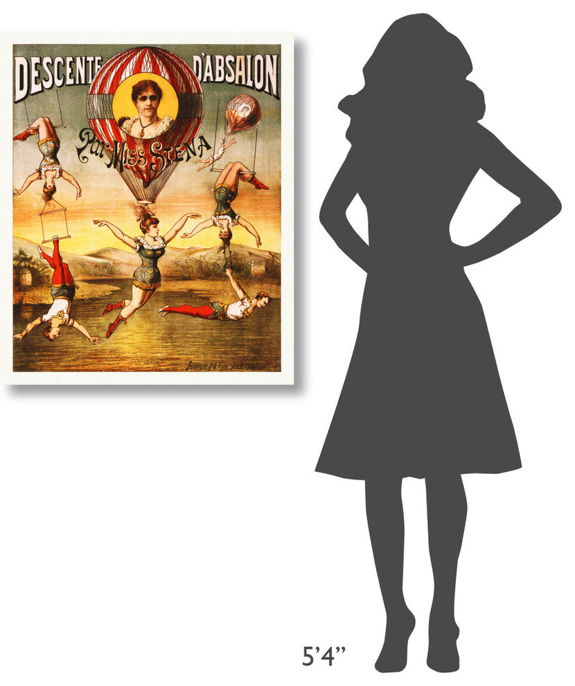 Descente Dabsalon Par Miss Stena 1880, 30x36