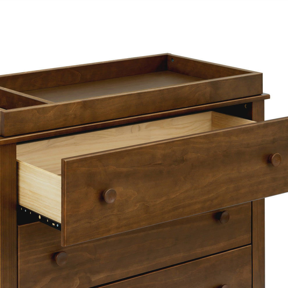 Sprout 3-Drawer Changer Dresser With Removable Changing Tray, Natural Walnut