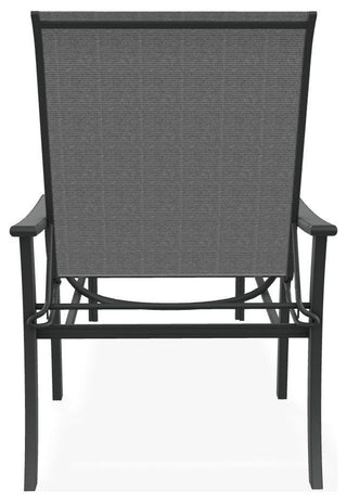 St. Catherine Sling 4-Position Outdoor Chaise Lounge, Titanium/Graphite