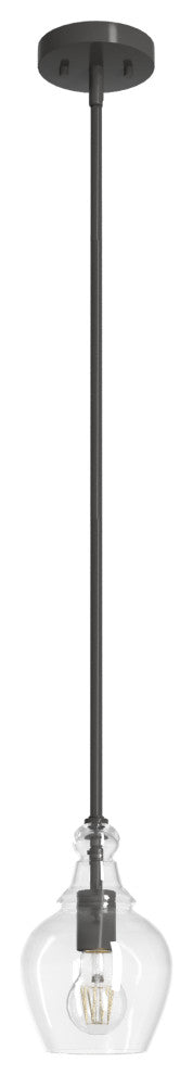 Hunter Maple Park Noble Bronze 1 Light Mini Pendant Ceiling Light