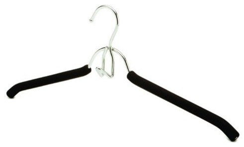 Foam Padded Metal Shirt or Dress Hanger, Set of 10