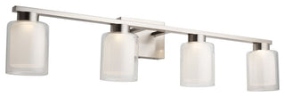 Saville - Bathroom Vanity - 4-Light - Brushed Nickel