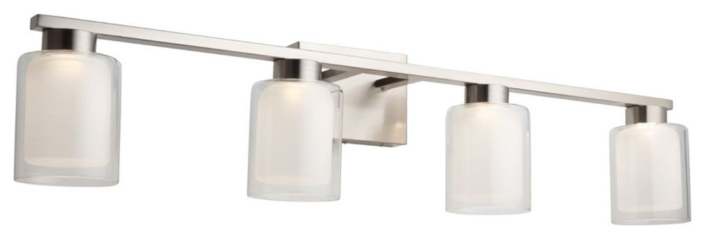 Saville - Bathroom Vanity - 4-Light - Brushed Nickel