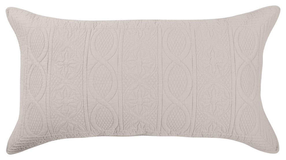 Anessa Linen Blend Sham by Kosas Home, Beige, King