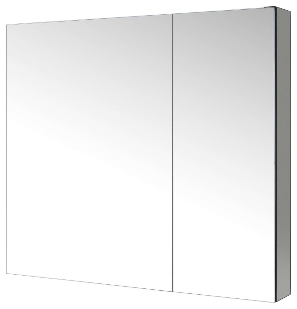 Confiant 30" Mirrored Medicine Cabinet Recessed or Surface Mount
