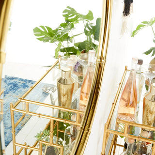 Circular Mirror, Brass