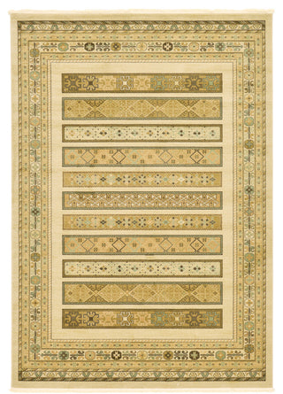 Unique Loom Ivory Pasadena Fars 7'x10' Area Rug