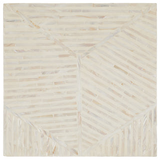 Safavieh Kiely Square Stool, Champagne
