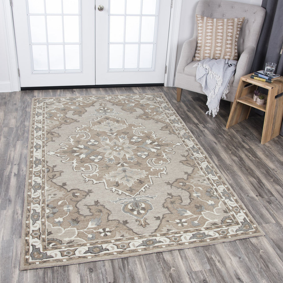 Rizzy Home Resonant Collection Rug, 2'6"x8'