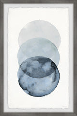 Circles Overlap Framed Painting Print, 24"x36"