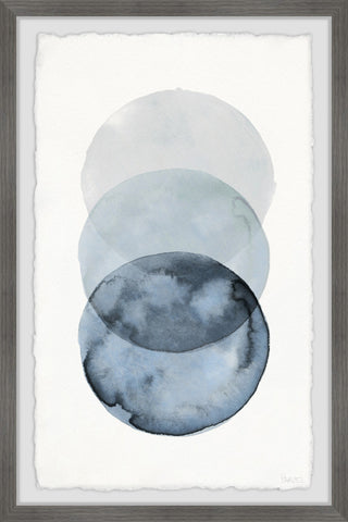 Circles Overlap Framed Painting Print, 24"x36"