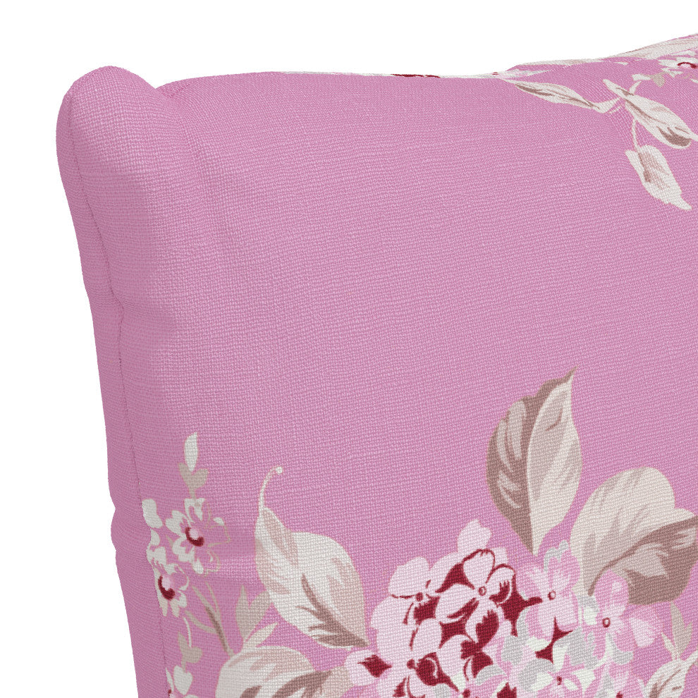 Rachel Ashwell 20" Decorative Pillow - Feather Insert, Sc Berry Bloom, Sc Berry