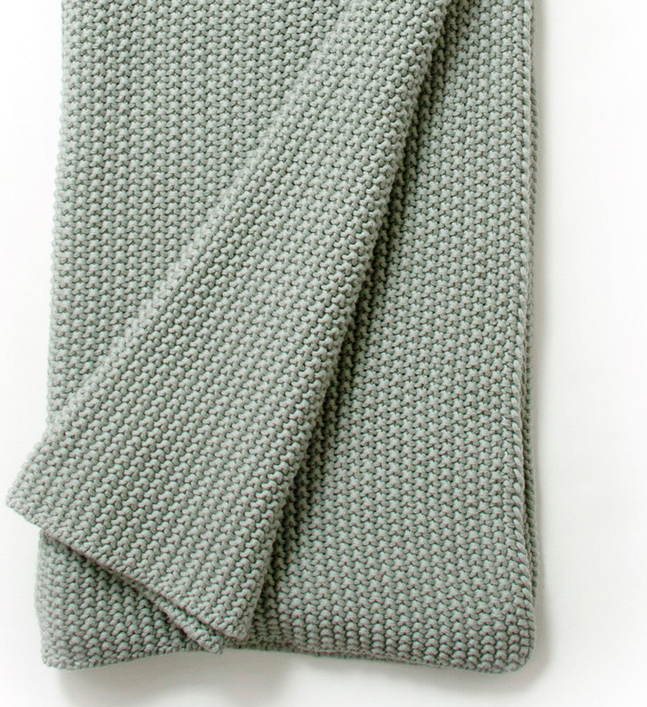 Gane Throw Blanket, Sea Glass
