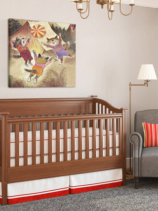 "Playing Cats" Painting Print on Canvas by Curtis