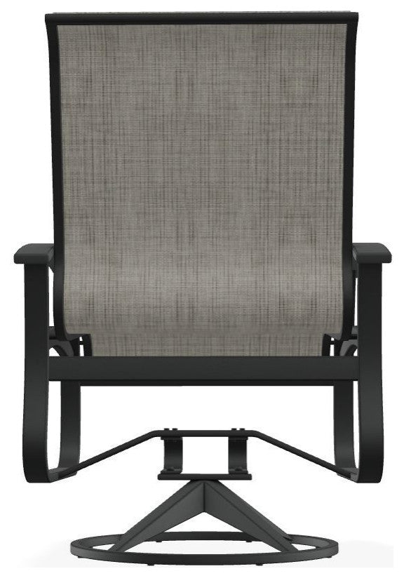 Belle Isle Sling Outdoor Swivel Rocker, Destiny Steel/Graphite