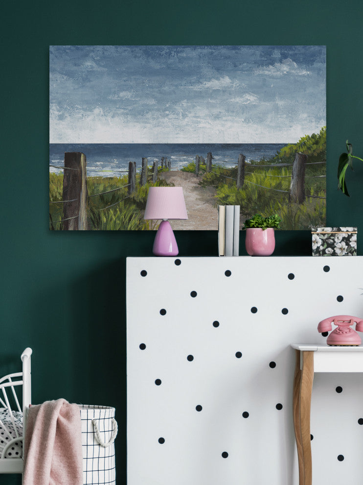 "Ocean Lover" Painting Print on Wrapped Canvas, 12x8