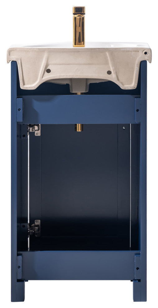 Marian Transitional Blue 20" Single Sink Vanity