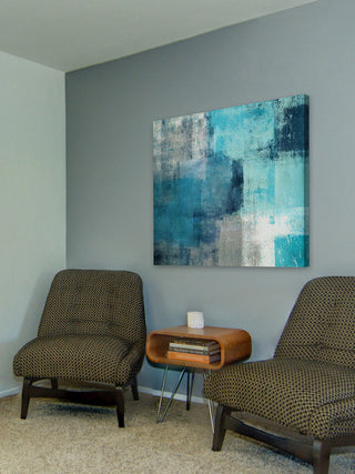 "Meditation in Blue" Painting Print on Canvas